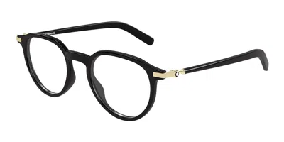 Montblanc Mb0495o Men's Glasses, Black, Size 49