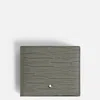 Montblanc Medium Grey 4810 Wallet 8cc In Gray