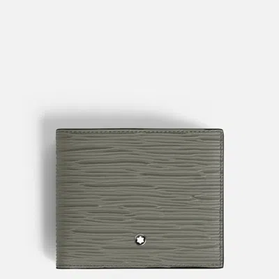 Montblanc Medium Grey 4810 Wallet 8cc In Gray