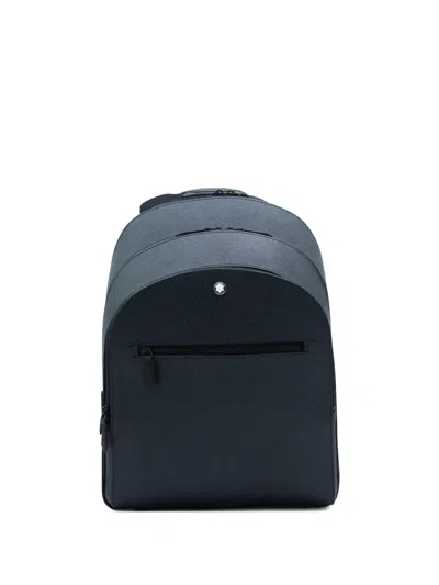 MONTBLANC MEDIUM ZIP LEATHER BACKPACK