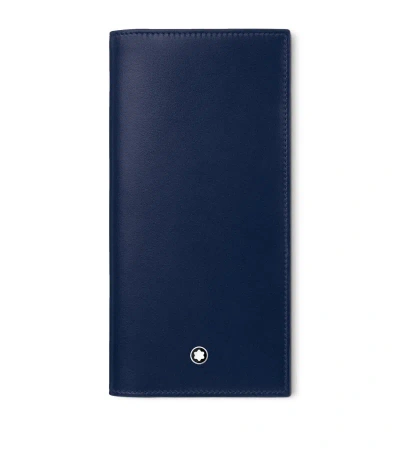 Montblanc Meisterstück 15cc Long Wallet In Blue