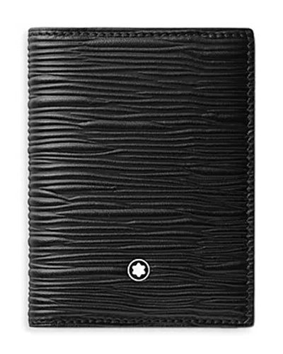 Montblanc Meisterstuck 4810 Leather Card Holder In Black