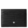 Montblanc Meisterstuck 4810 Leather 5cc Card Holder In Black