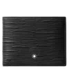 Montblanc Meisterstuck 4810 Leather 6cc Wallet 130926 In Black