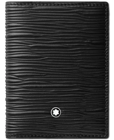 Montblanc Meisterstuck 4810 Leather Card Holder In Black