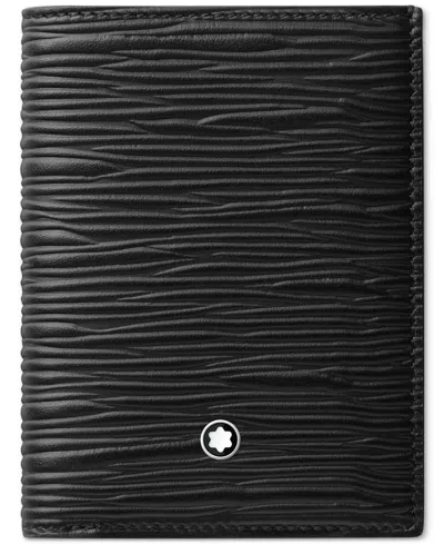 Montblanc Meisterstuck 4810 Leather Mini Wallet In Black