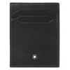 Montblanc Meisterstuck 4cc Leather Card Holder In Black