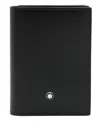 Montblanc Meisterstuck 4cc Leather Card Holder In Black