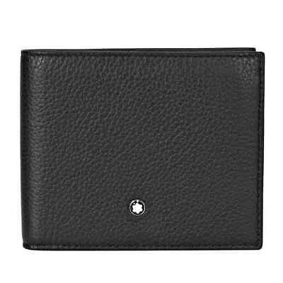 Pre-owned Montblanc Meisterstuck 6 Cc Leather Wallet - Black 113305
