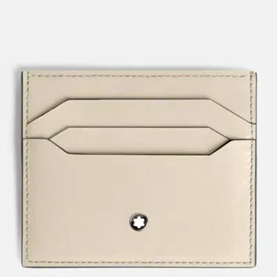 Montblanc Meisterstuck 6cc Card Holder In Neutral