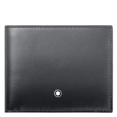 Montblanc Meisterstuck Horizontal Leather Wallet 103384 In Black