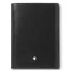 Montblanc Meisterstuck 7cc Leather Wallet With Id Holder In Black