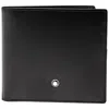 Montblanc Meisterstuck 8 Cc Black Leather Wallet 7163