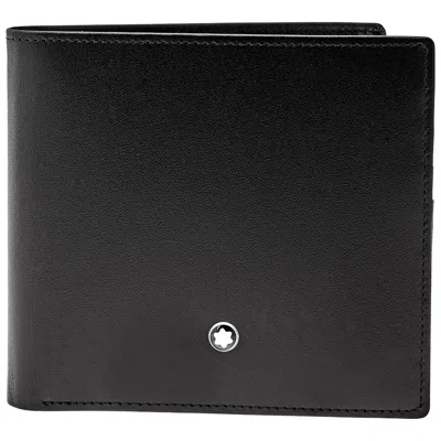 Montblanc Meisterstuck 8 Cc Black Leather Wallet 7163