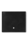 Montblanc Meisterstuck 8cc Leather Wallet In Black