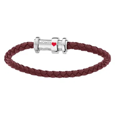 MONTBLANC MONTBLANC MEISTERSTUCK ACE OF HEARTS WOVEN BRACELET