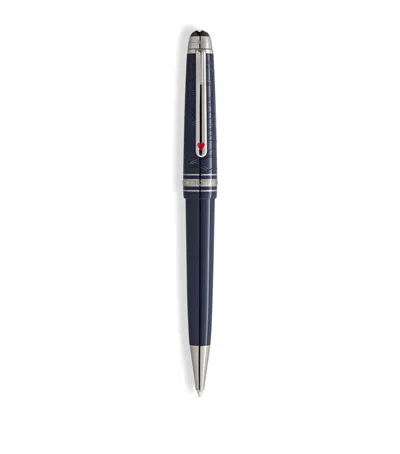 Montblanc Meisterstück Around The World Midsize Ballpoint Pen In Blue