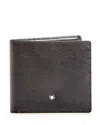 Montblanc Meisterstuck Bi-fold Leather Wallet In Black