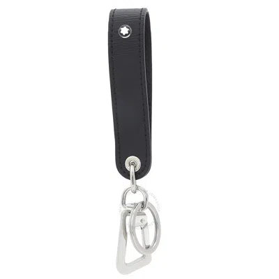 Montblanc Meisterstuck Black Calfskin Leather 4810 Loop Key Fob