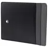 Montblanc Meisterstuck Black Card Case 126214 In Black