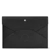 Montblanc Meisterstuck Black Leather 4810 Envelope Pouch In Black