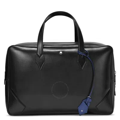 Montblanc Meisterstuck Black Leather Duffle Bag