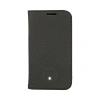 Montblanc Meisterstuck Black Soft Grain Leather Case For Samsung Note 3 111237 In Black