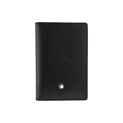 Montblanc Meisterstuck Business Card Holder 14108 In Black