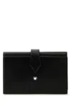 Montblanc Black Leather Wallet In Black