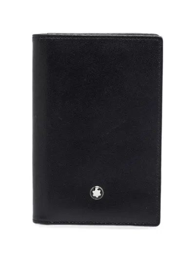 Pre-owned Montblanc Meisterstück Card Holder In Black