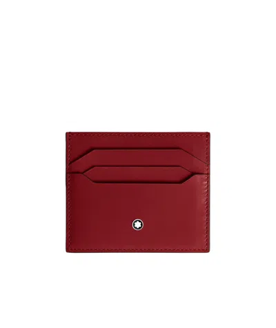 Montblanc Meisterstück Card Holder In Red