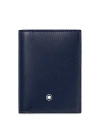 Montblanc Meisterstuck Card Holder Wallet In Blue