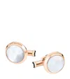 Montblanc Meisterstuck Round Cufflinks In Gold