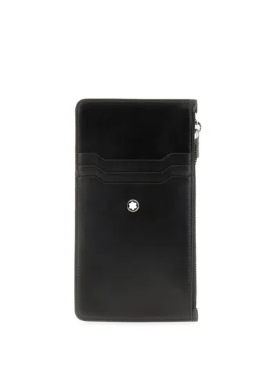 Montblanc Meisterstück Flap Envelope Wallet In Black