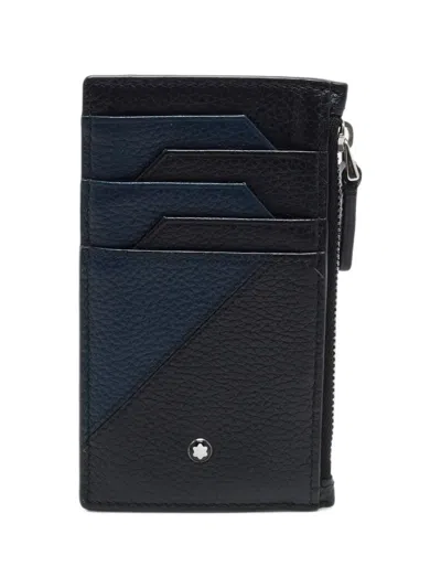 Pre-owned Montblanc Meisterstuck Geometry Card Holder In Multicolour