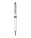 Montblanc Meisterstuck Glacier White Precious Resin Classique Ballpoint Pen In White