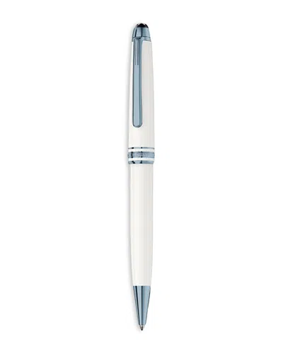 Montblanc Meisterstuck Glacier White Precious Resin Classique Ballpoint Pen