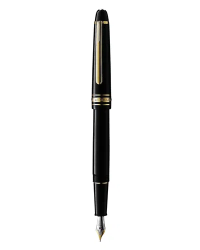 Montblanc Meisterstuck Gold-plated Classique Fountain Pen In Black
