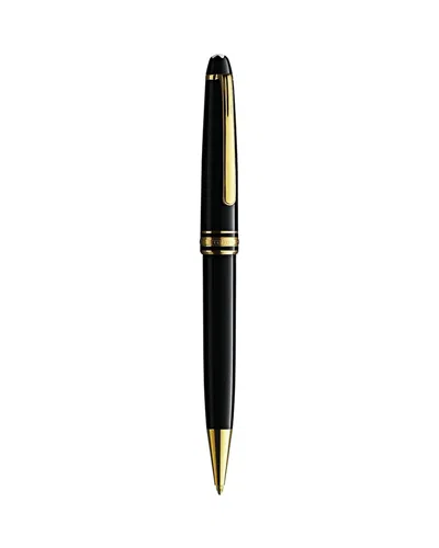 Montblanc Meisterstuck Gold-plated Black Resin Classique Ballpoint Pen
