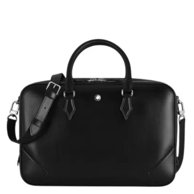 Montblanc Meisterstuck Large Leather Document Case In Black