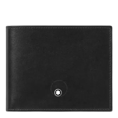 Montblanc Meisterstuck Leather 6cc Wallet In Black
