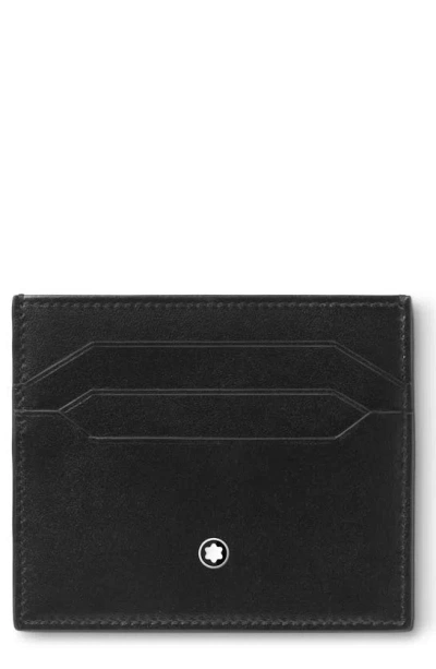 Montblanc Meisterstück Leather Card Case In Black