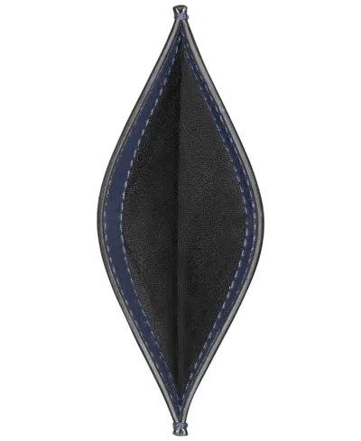 Montblanc Meisterstuck Leather Card Holder In Blue