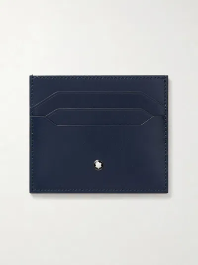 Montblanc Meisterstück Leather Cardholder In Blue