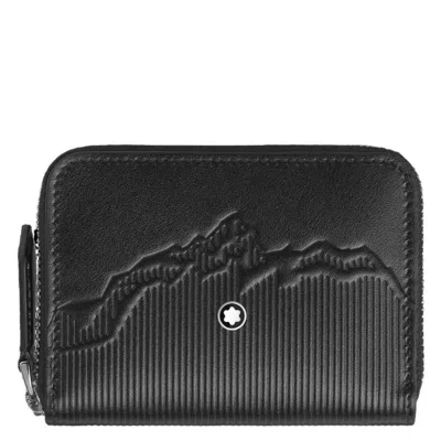 Montblanc Meisterstuck Leather Coin Case In Black