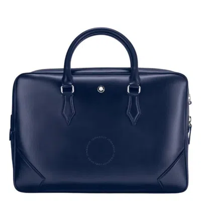 Montblanc Meisterstuck Leather Document Case In Blue