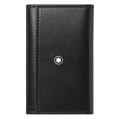 Montblanc Meisterstuck Leather Key Case In Black