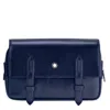 Montblanc Meisterstuck Leather Messenger Bag - Ink Blue In Blue