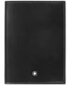 Montblanc Meisterstuck Leather Passport Holder In Black