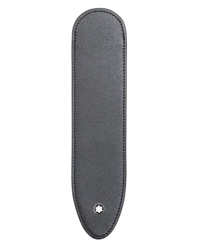 Montblanc Meisterstuck Leather Pen Sleeve In Black